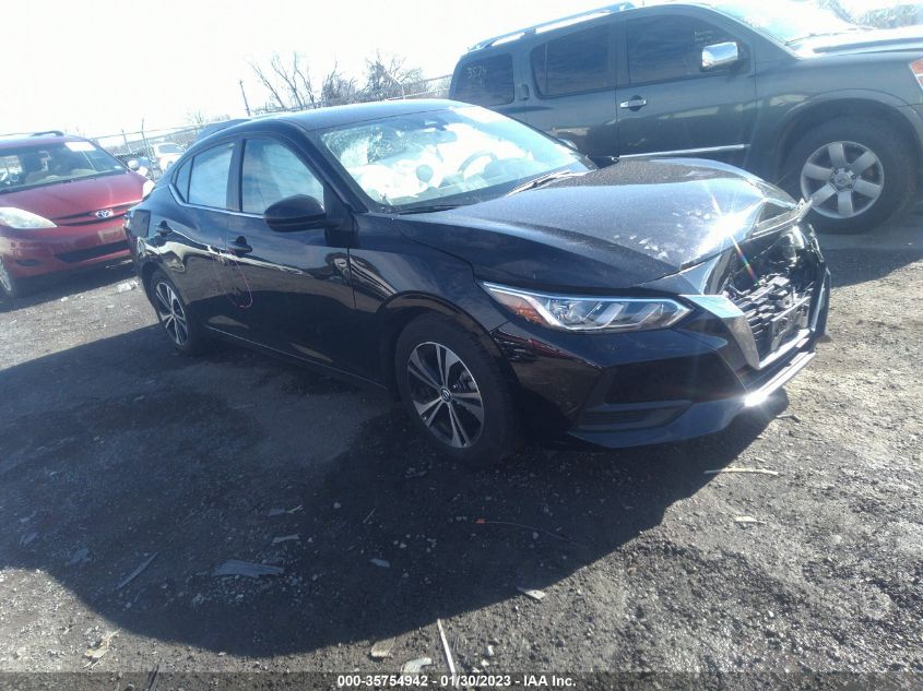2022 NISSAN SENTRA SV VIN: 3N1AB8CV2NY258539