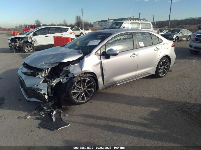 2022 TOYOTA COROLLA SE/SE NIGHTSHADE/APEX SE VIN: 5YFP4MCE0NP116071