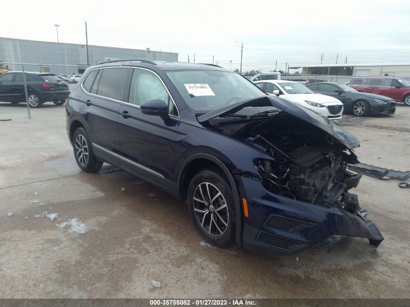 2021 VOLKSWAGEN TIGUAN SE/SE R-LINE BLACK/SEL VIN: 3VV2B7AX4MM142993
