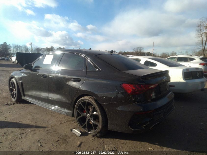 2022 AUDI RS 3 VIN: WUAG4DGY3NA907190