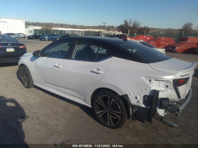 2022 NISSAN SENTRA SR VIN: 3N1AB8DV2NY258703