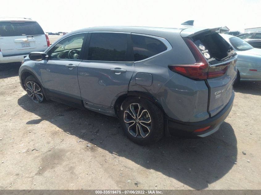 2021 HONDA CR-V HYBRID EX-L VIN: 7FART6H82ME014120