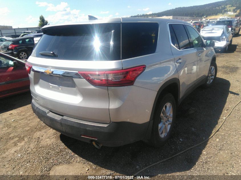 2021 CHEVROLET TRAVERSE LS VIN: 1GNEVFKWXMJ151253