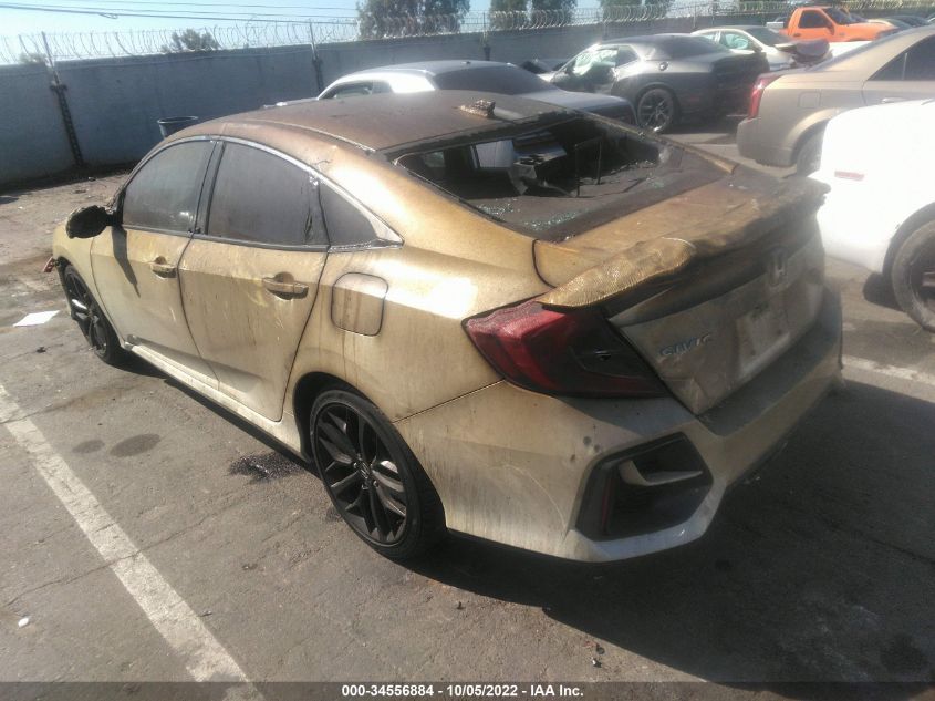 2020 HONDA CIVIC SI SEDAN VIN: 2HGFC1E56LH707195