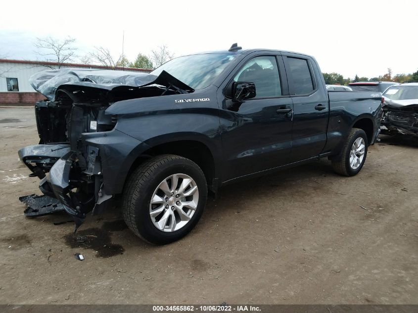 2021 CHEVROLET SILVERADO 1500 CUSTOM VIN: 1GCRYBEK5MZ104331
