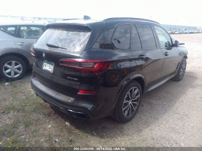 2022 BMW X5 XDRIVE40I VIN: 5UXCR6C07N9K80406