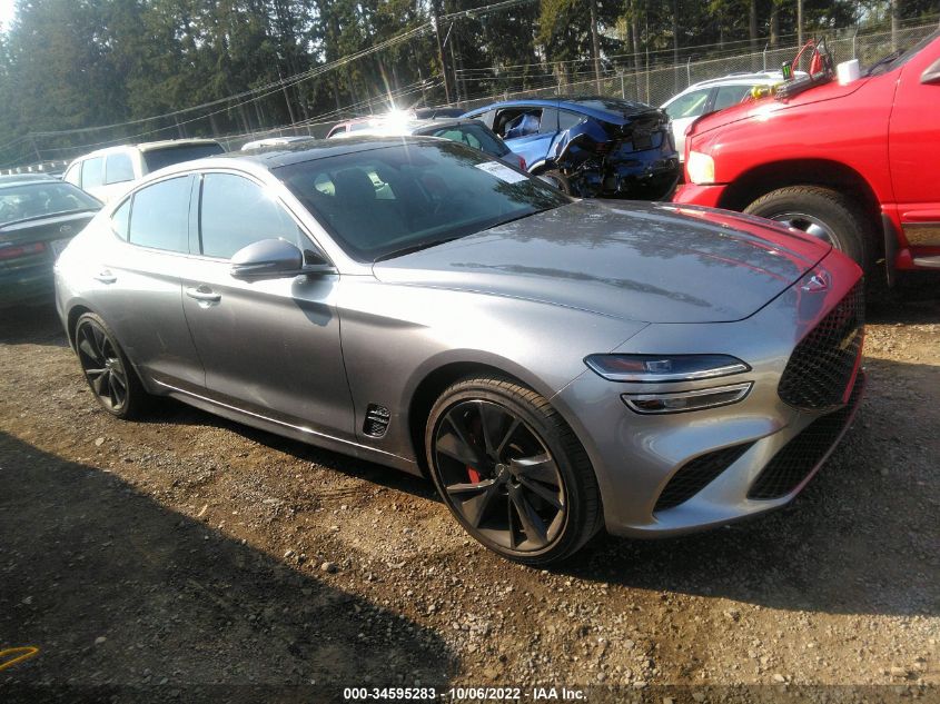 2022 GENESIS G70 3.3T VIN: KMTG54TE3NU098635