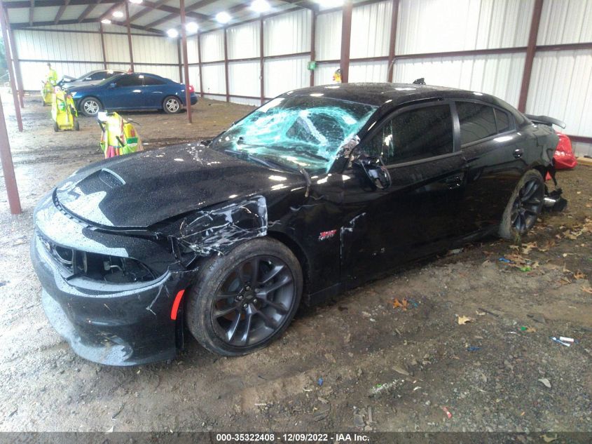 2022 DODGE CHARGER SCAT PACK VIN: 2C3CDXGJ7NH217173
