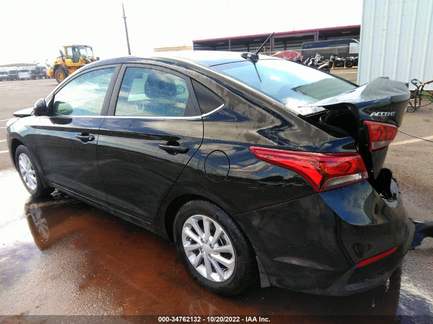 2022 HYUNDAI ACCENT SEL VIN: 3KPC24A6XNE170494