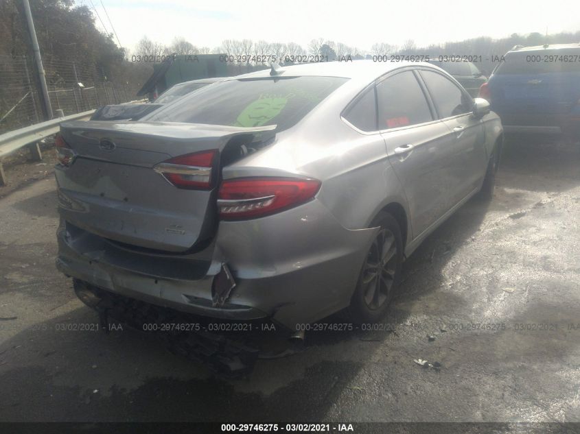 2020 FORD FUSION SE VIN: 3FA6P0HDXLR178506