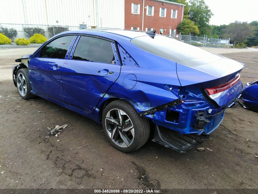 2022 HYUNDAI ELANTRA SEL VIN: KMHLN4AG6NU350083