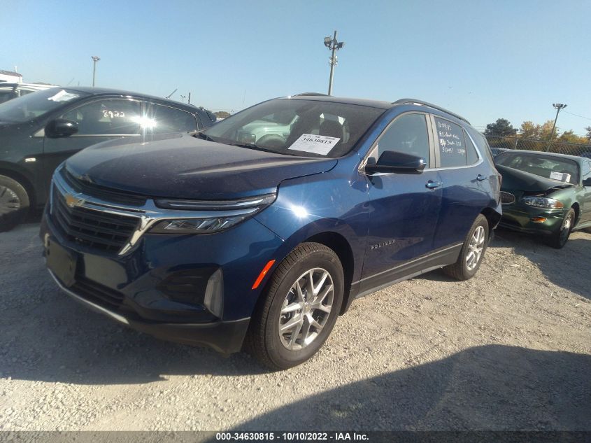 2022 CHEVROLET EQUINOX LT VIN: 3GNAXUEV9NL313089