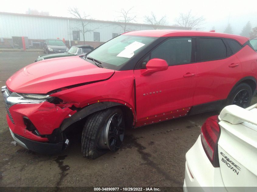 2021 CHEVROLET BLAZER LT VIN: 3GNKBCRS5MS567755
