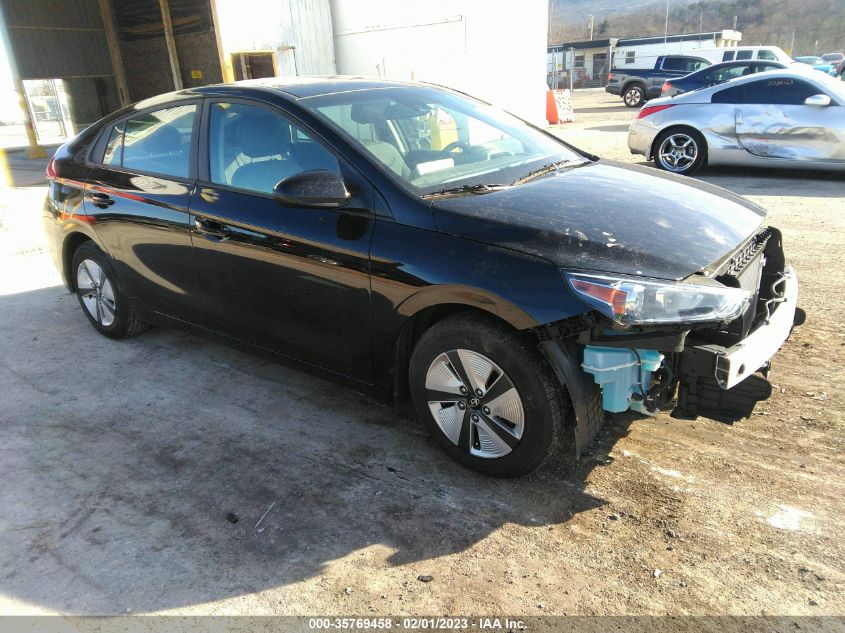2022 HYUNDAI IONIQ HYBRID BLUE VIN: KMHC65LC5NU268181
