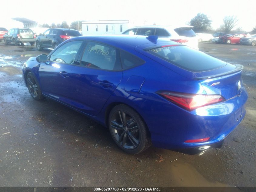 2023 ACURA INTEGRA W/A-SPEC PACKAGE VIN: 19UDE4H39PA007401
