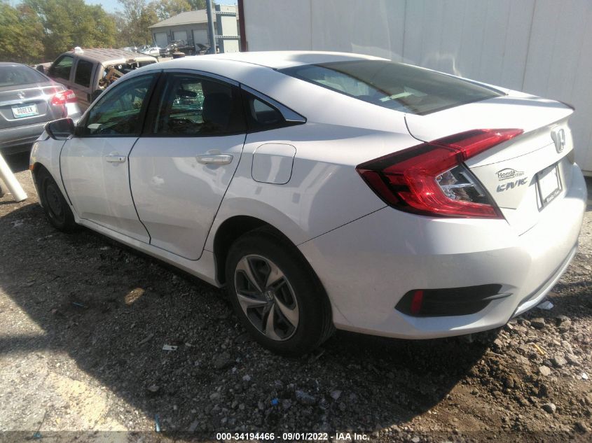 2021 HONDA CIVIC SEDAN LX VIN: 19XFC2F67ME001653