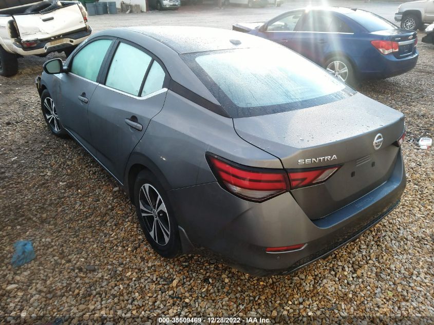 2022 NISSAN SENTRA SV VIN: 3N1AB8CV5NY294841