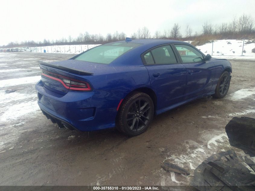 2022 DODGE CHARGER GT VIN: 2C3CDXMG7NH123366