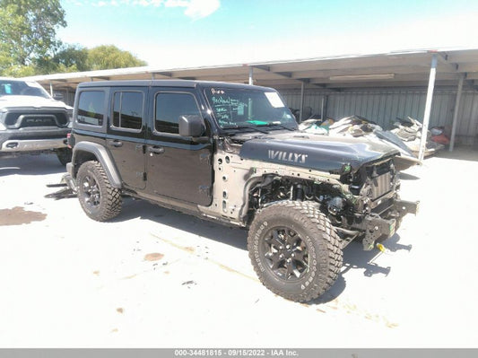 2021 JEEP WRANGLER UNLIMITED WILLYS VIN: 1C4HJXDG2MW638656