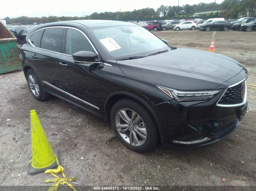 2022 ACURA MDX VIN: 5J8YE1H35NL023855