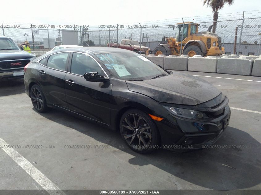 2021 HONDA CIVIC SEDAN SPORT VIN: 2HGFC2F8XMH515939