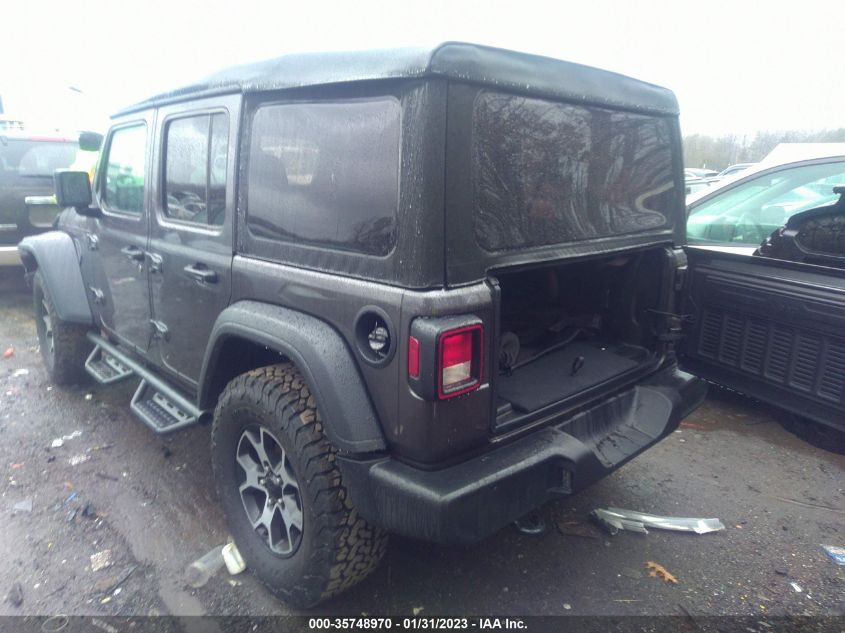 2021 JEEP WRANGLER UNLIMITED SPORT S VIN: 1C4HJXDN2MW858491