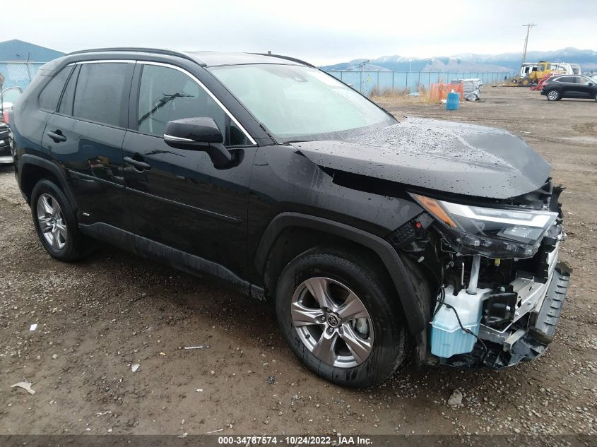 2022 TOYOTA RAV4 HYBRID XLE VIN: 2T3RWRFV2NW135965