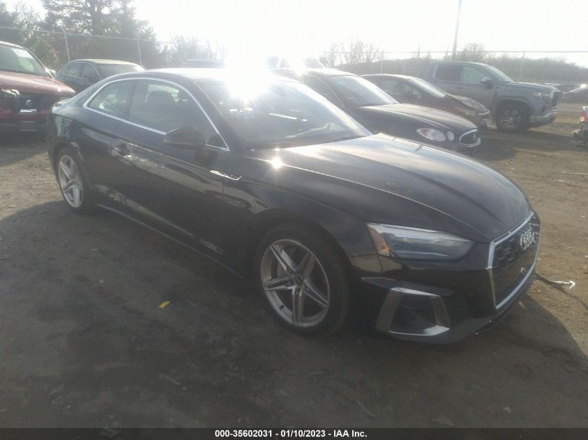 2021 AUDI A5 COUPE S LINE PREMIUM VIN: WAUSAAF50MA034791