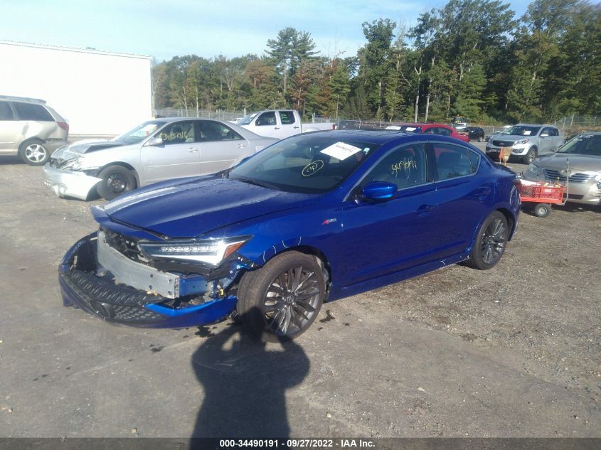 2021 ACURA ILX PACKAGE VIN: 19UDE2F8XMA004974