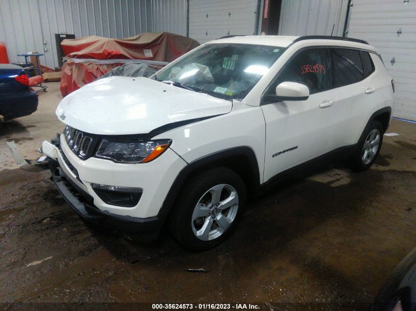 2021 JEEP COMPASS LATITUDE VIN: 3C4NJDBB1MT504218