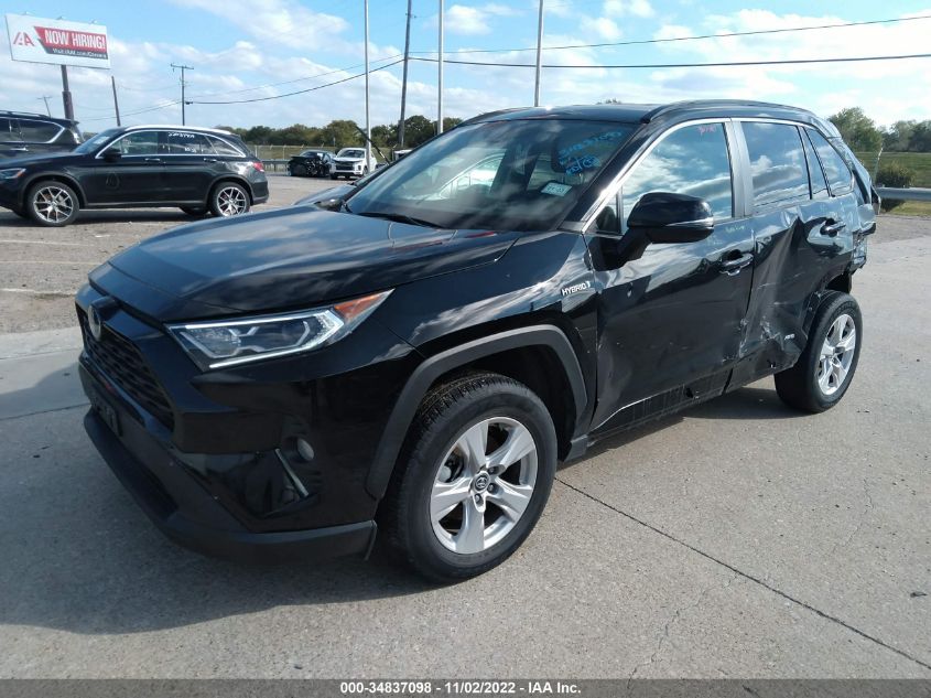 2021 TOYOTA RAV4 HYBRID VIN: 4T3R6RFV1MU027349