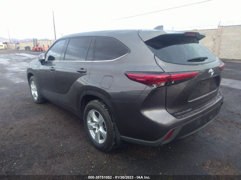2021 TOYOTA HIGHLANDER L/LE VIN: 5TDBZRBHXMS157351