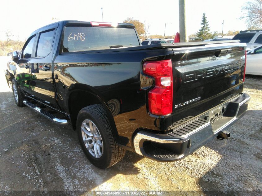 2021 CHEVROLET SILVERADO 1500 LT VIN: 3GCPWCET9MG407236