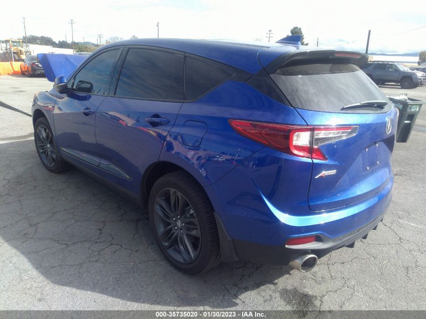 2022 ACURA RDX W/A-SPEC PACKAGE VIN: 5J8TC1H69NL004879