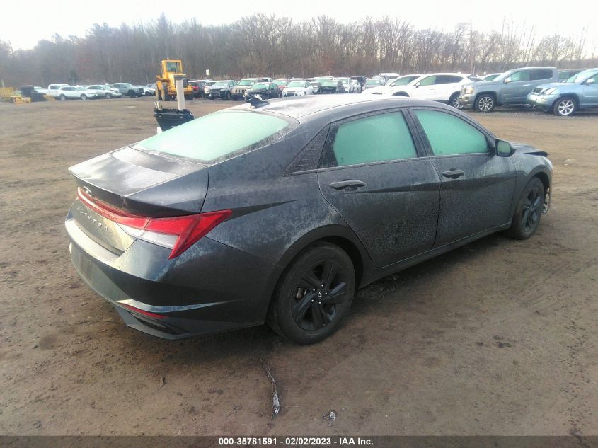 2021 HYUNDAI ELANTRA SEL VIN: 5NPLS4AGXMH007444