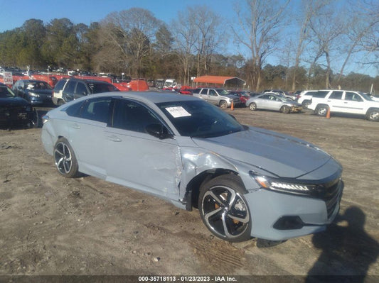 2022 HONDA ACCORD HYBRID SPORT VIN: 1HGCV3F21NA037621