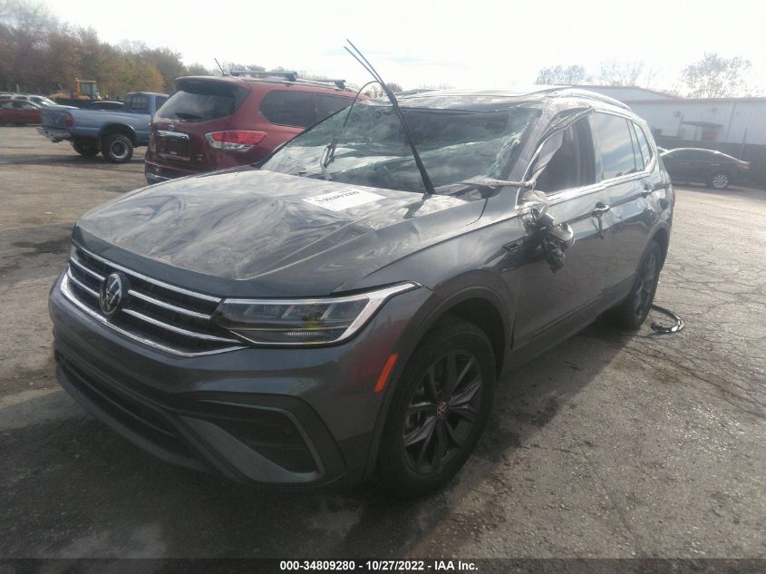 2022 VOLKSWAGEN TIGUAN SE VIN: 3VV2B7AXXNM055469