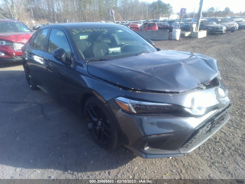 2022 HONDA CIVIC SEDAN SPORT VIN: 2HGFE2F58NH584727