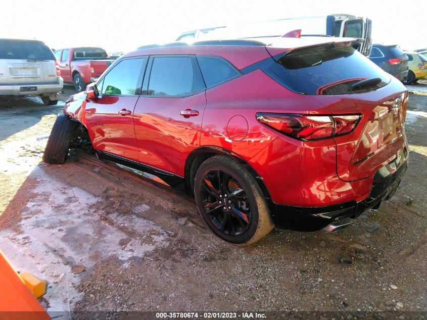 2021 CHEVROLET BLAZER RS VIN: 3GNKBKRS7MS551082