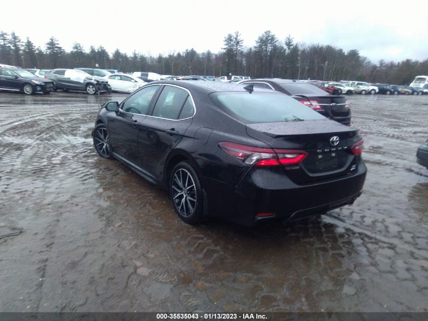 2022 TOYOTA CAMRY SE VIN: 4T1G11BK4NU070192
