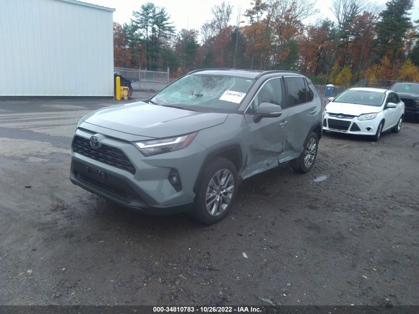 2022 TOYOTA RAV4 XLE PREMIUM VIN: 2T3A1RFV1NW266641