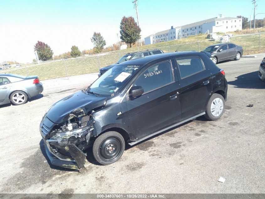 2021 MITSUBISHI MIRAGE ES/LE/CARBONITE EDITION VIN: ML32AUHJ8MH006181