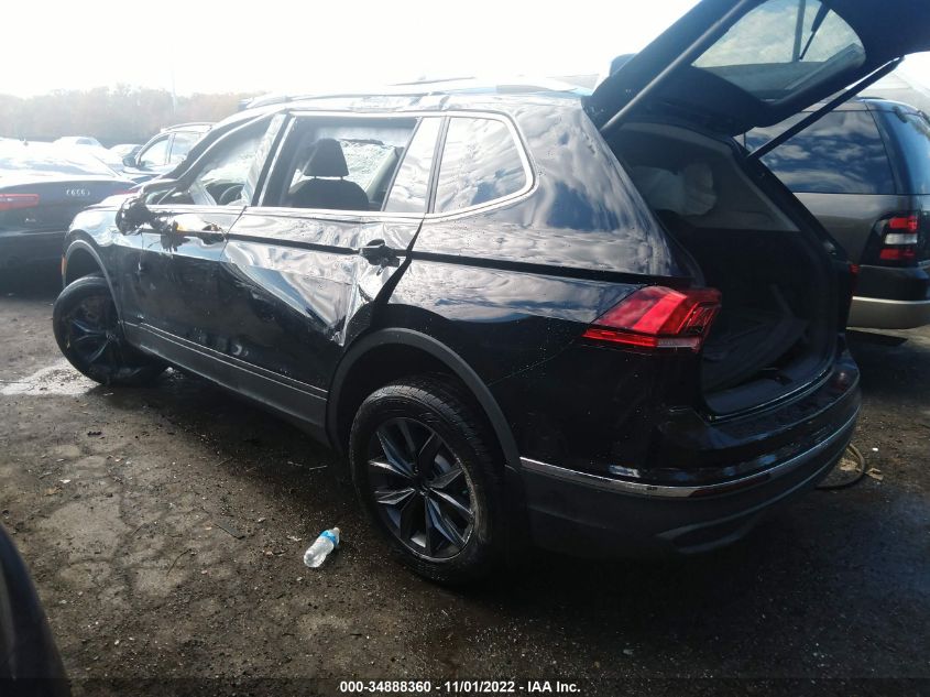 2022 VOLKSWAGEN TIGUAN SE VIN: 3VV2B7AX2NM093424