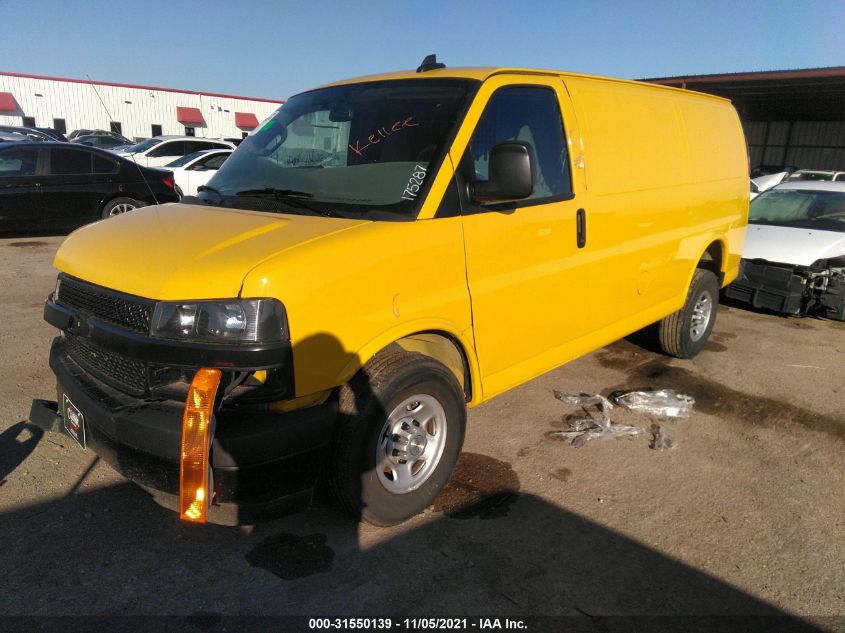 2021 CHEVROLET EXPRESS CARGO VAN VIN: 1GCWGAFP8M1175287