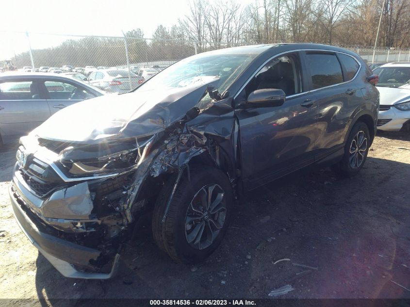 2022 HONDA CR-V EX-L VIN: 7FARW1H85NE006671