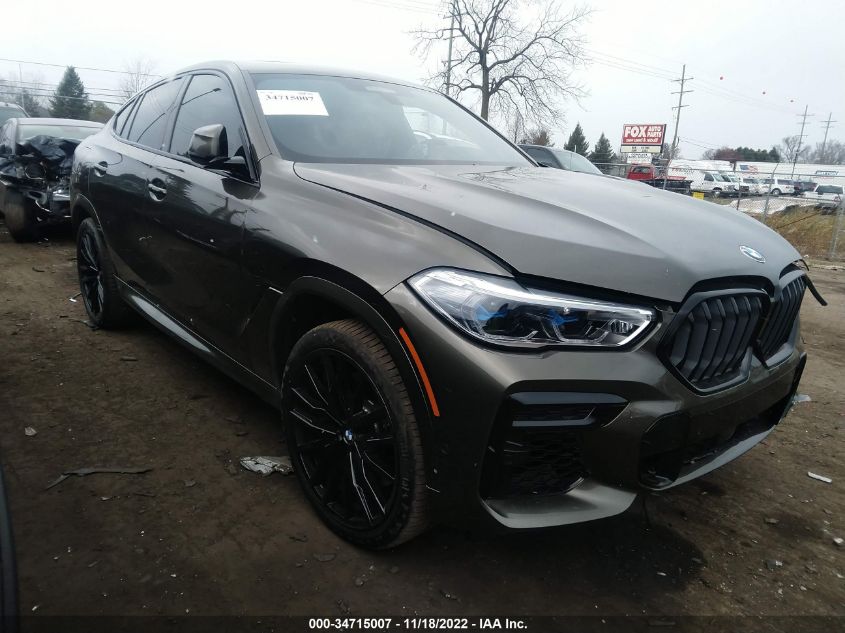 2022 BMW X6 M50I VIN: 5UXCY8C04N9L82535