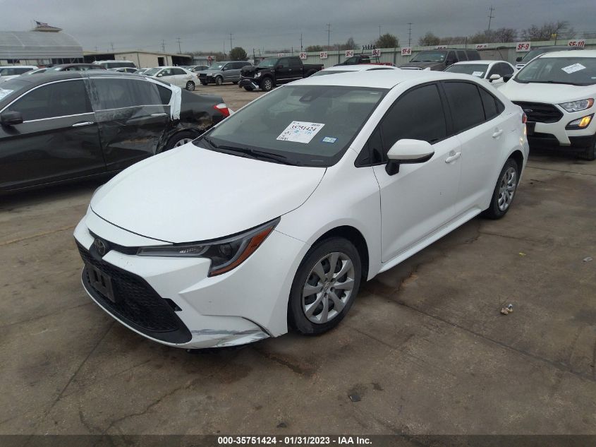 2022 TOYOTA COROLLA LE VIN: JTDEPMAE4NJ193550