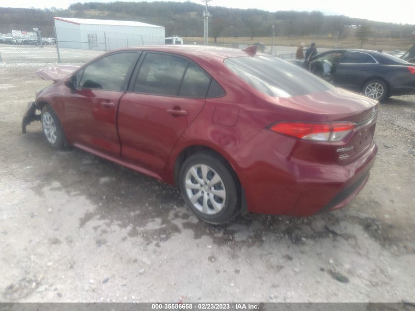 2022 TOYOTA COROLLA LE VIN: JTDEPMAE2NJ194177