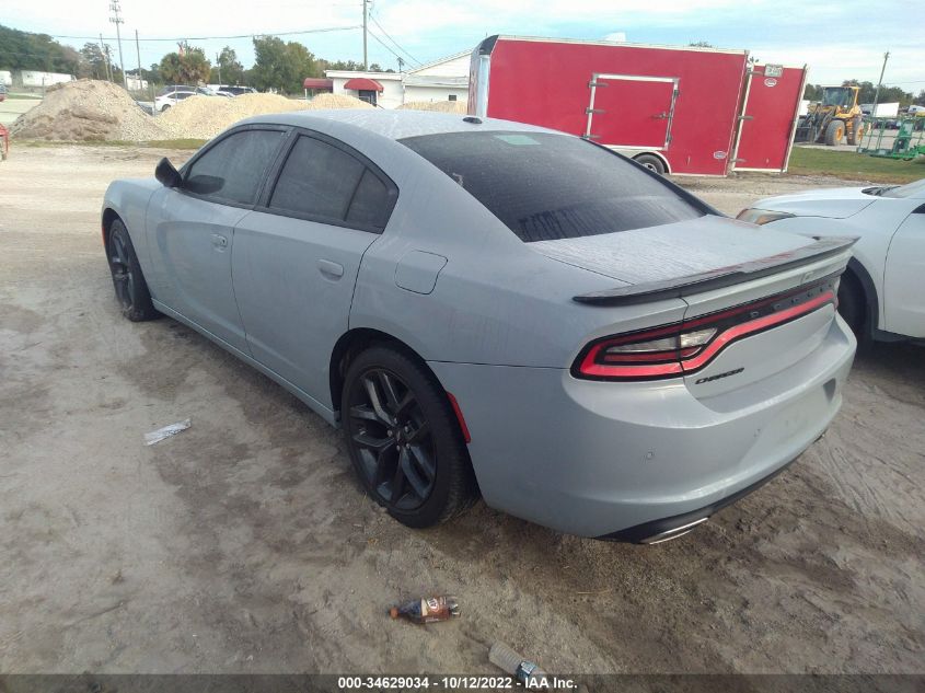 2021 DODGE CHARGER SXT VIN: 2C3CDXBG7MH643424