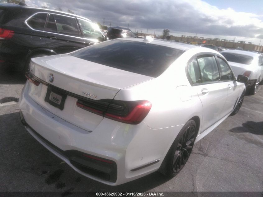 2021 BMW 7 SERIES 750I XDRIVE VIN: WBA7U2C03MCG15866